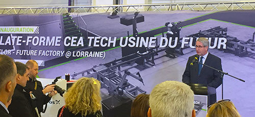 La plateforme CEA Tech FFLOR (Future Factory @ Lorraine) inaugurée